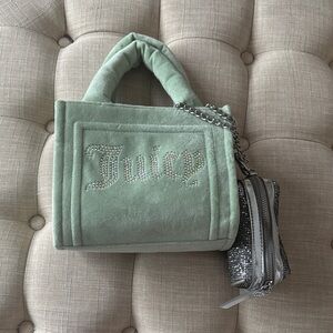 Juicy Couture Mint Velvet Mini Bag